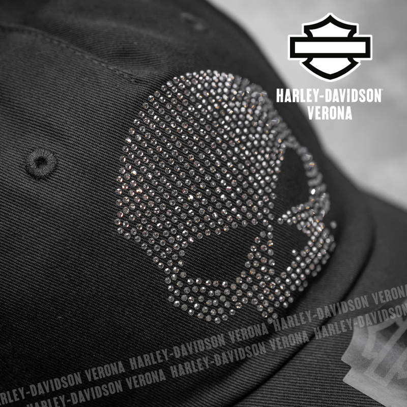 Cappellino Harley-Davidson® Willie G Bling Skull - Harley Black - immagine 6