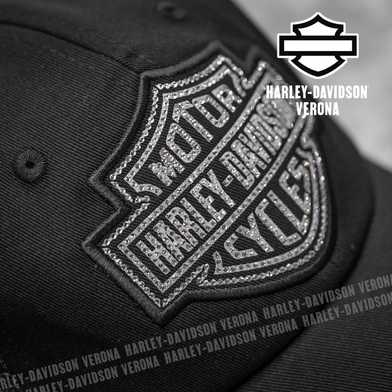 Cappellino Harley-Davidson® Trucker Bar & Shield Bling - immagine 5