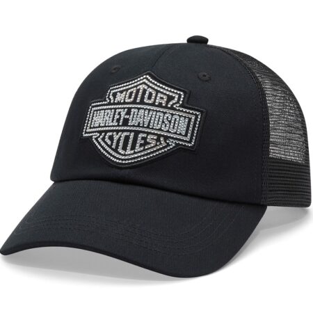 Cappellino Harley-Davidson® Trucker Bar & Shield Bling