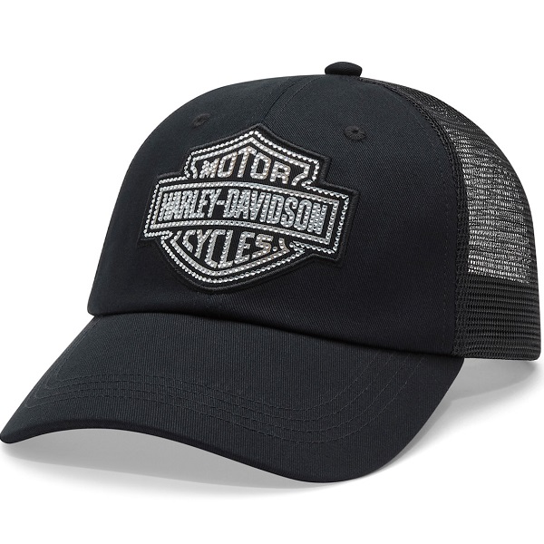 Cappellino Harley-Davidson® Trucker Bar & Shield Bling