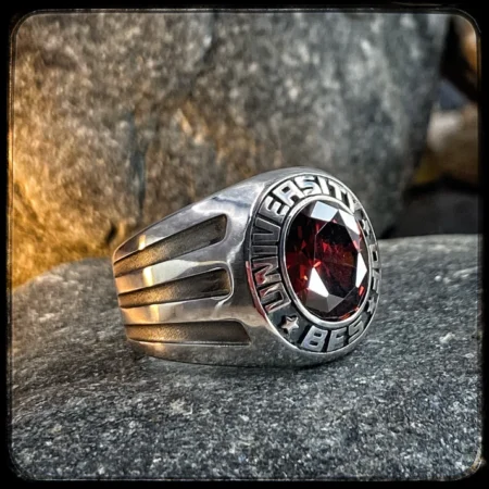 Anello ACDC Angus Young – Highway to Hell – Argento 925