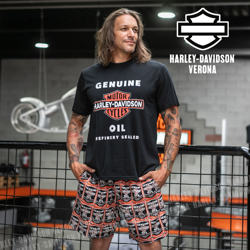 Pigiama da uomo Harley-Davidson® Oil Can Bar & Shield