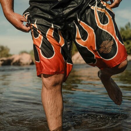 Short da bagno Harley-Davidson® FX Flames 1980