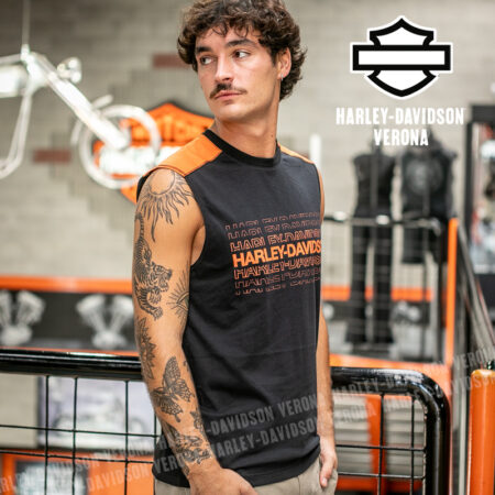 T-shirt senza maniche Harley-Davidson® Tech Coolmax® Colorblock