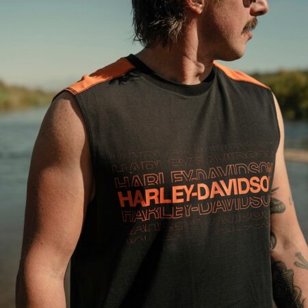 T-shirt senza maniche Harley-Davidson® Tech Coolmax® Colorblock