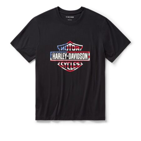 T-shirt Harley-Davidson® Star & Stripes - Harley Black