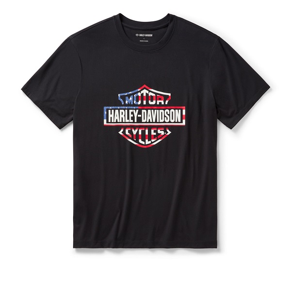 T-shirt Harley-Davidson® Star & Stripes - Harley Black