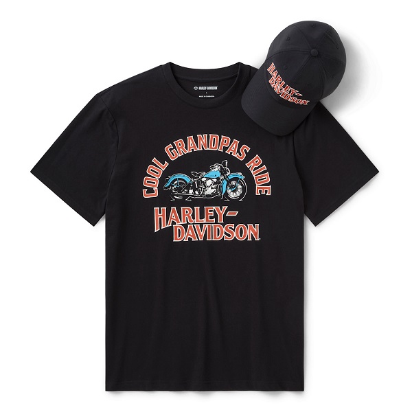 Set t-shirt e cappellino Harley-Davidson® Grandpas Ride