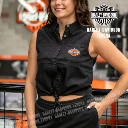 Camicia senza maniche Harley-Davidson® Essential Tie Front