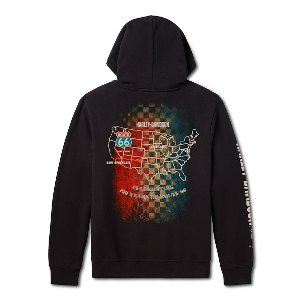 Felpa unisex a cappuccio Harley-Davidson® Route 66