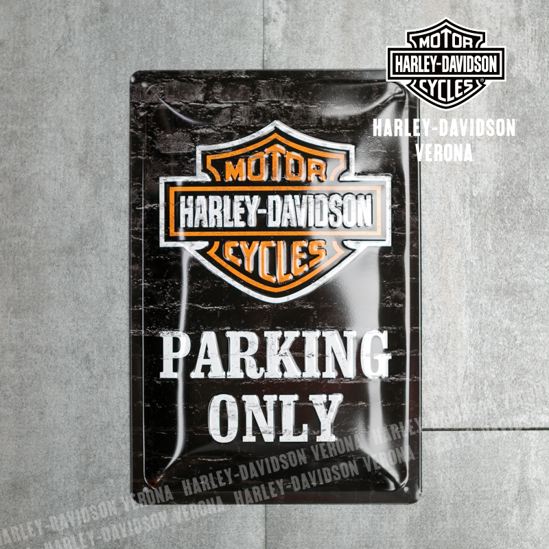 Insegna metallica Harley-Davidson® Parking Only