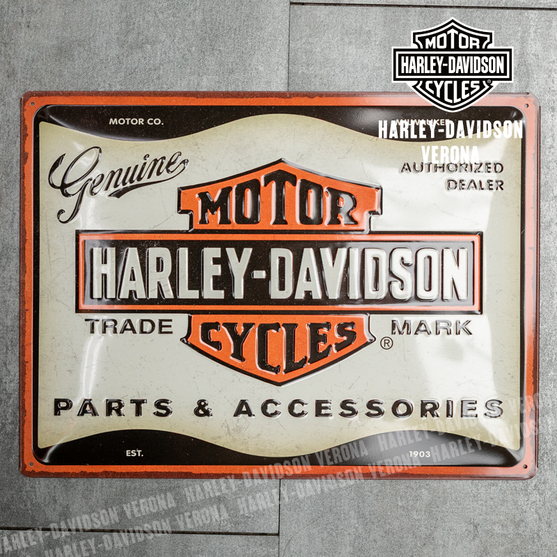 Insegna metallica Harley-Davidson® Parts and Accessories
