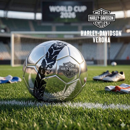 Pallone da calcio Harley-Davidson® Chrome Tire Tread