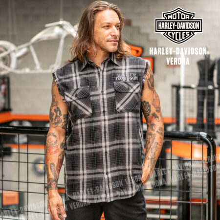 Camicia senza maniche Harley-Davidson® Reflective Willie G. Plaid