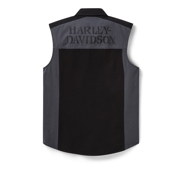 Camicia senza maniche Harley-Davidson® Willie G Skull Colorblock