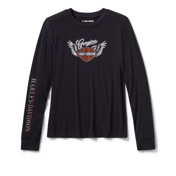 Maglia a maniche lunghe Harley-Davidson® Winged Bling