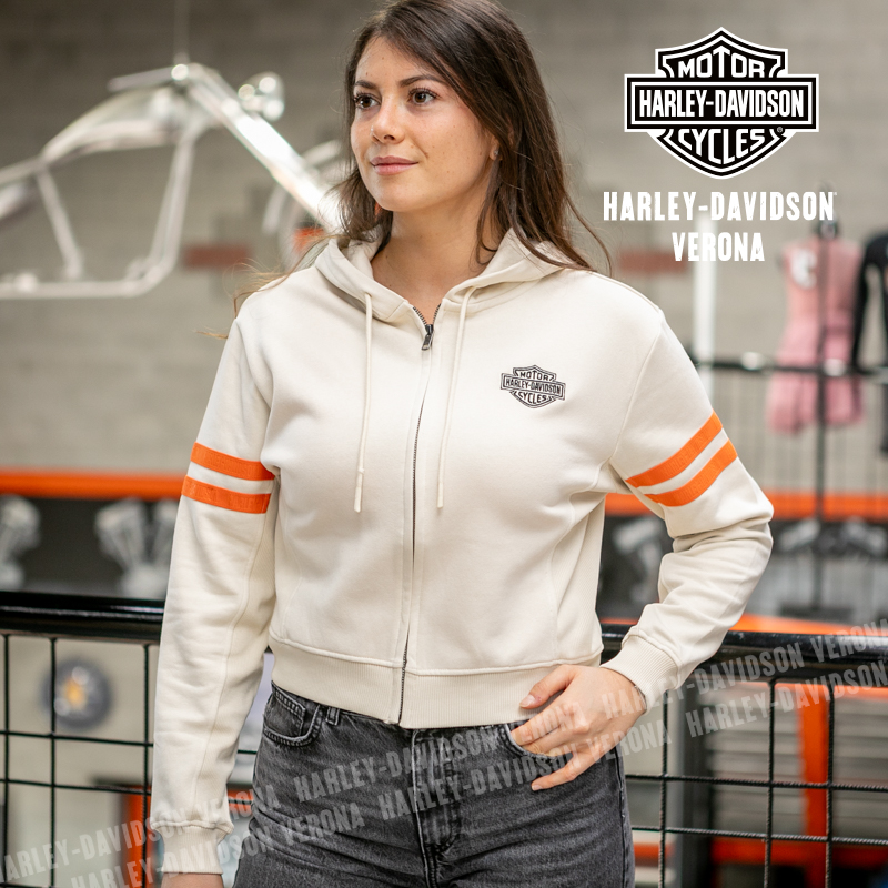 Felpa zippata con cappuccio Harley-Davidson® Essential - Birch
