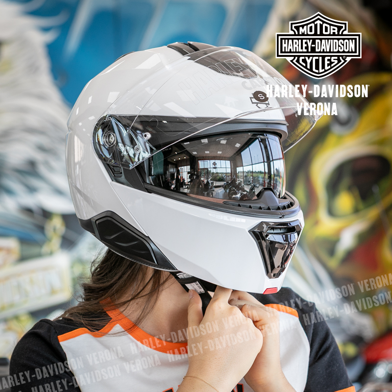 Casco modulare Harley-Davidson® Capstone Sun Shield III H35 - White