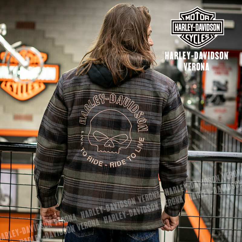 Giacca-camicia con cappuccio Harley-Davidson® Willie G Dark Custom
