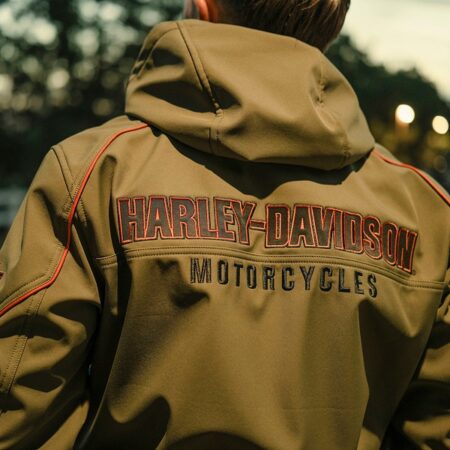 Giacca Windproof e Waterproof Harley-Davidson® Idyll Green