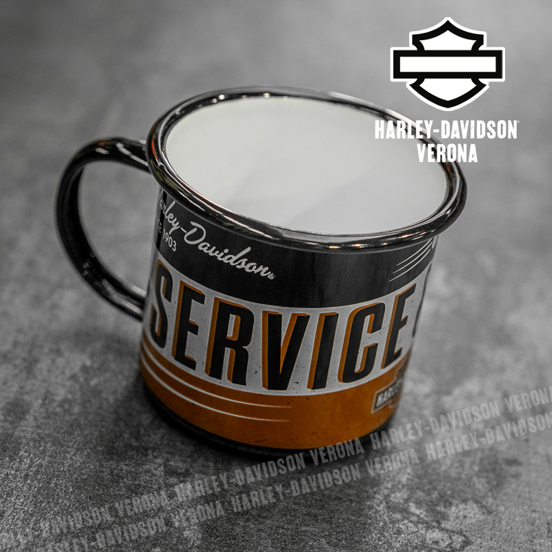 Tazza in metallo smaltato Harley-Davidson® Service