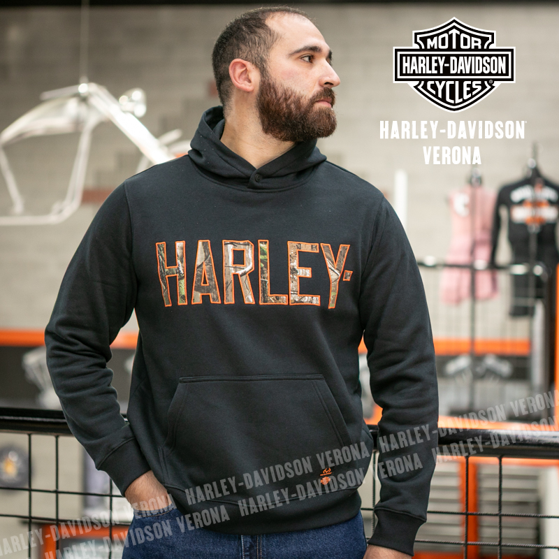 Felpa con cappuccio Harley-Davidson® per Realtree® - Black