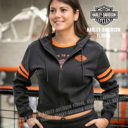 Felpa zippata con cappuccio Harley-Davidson® Essential - Harley Black