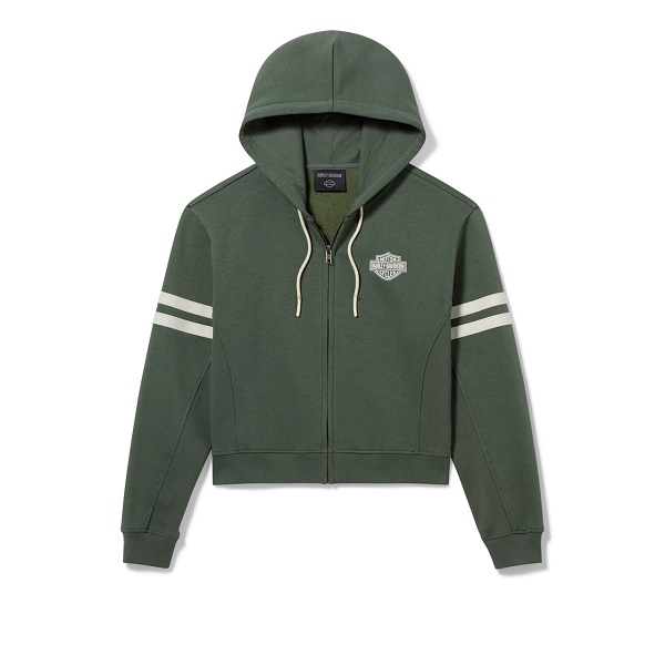 Felpa zippata con cappuccio Harley-Davidson® Essential – Thyme