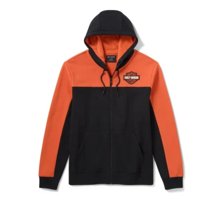 Felpa zippata con cappuccio Harley-Davidson® Essential Colorblock