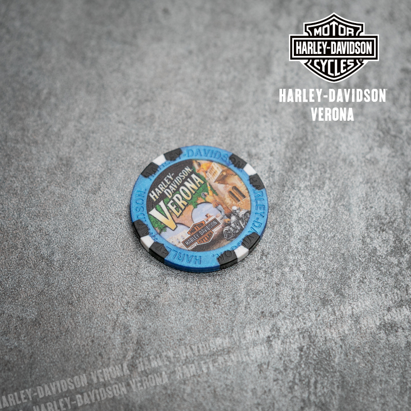 Poker chips Harley-Davidson® Verona Metallic Blue