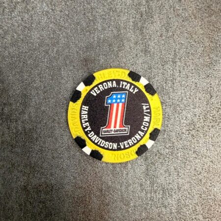Poker chips Harley-Davidson® Verona Metallic Gold