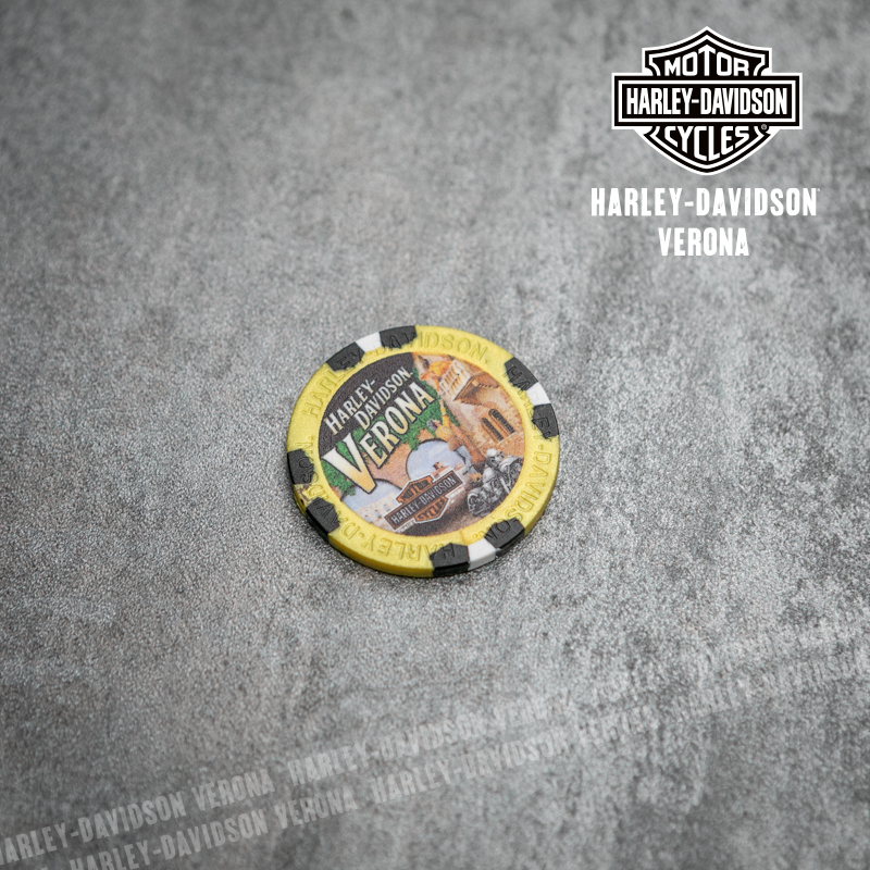 Poker chips Harley-Davidson® Verona Metallic Gold