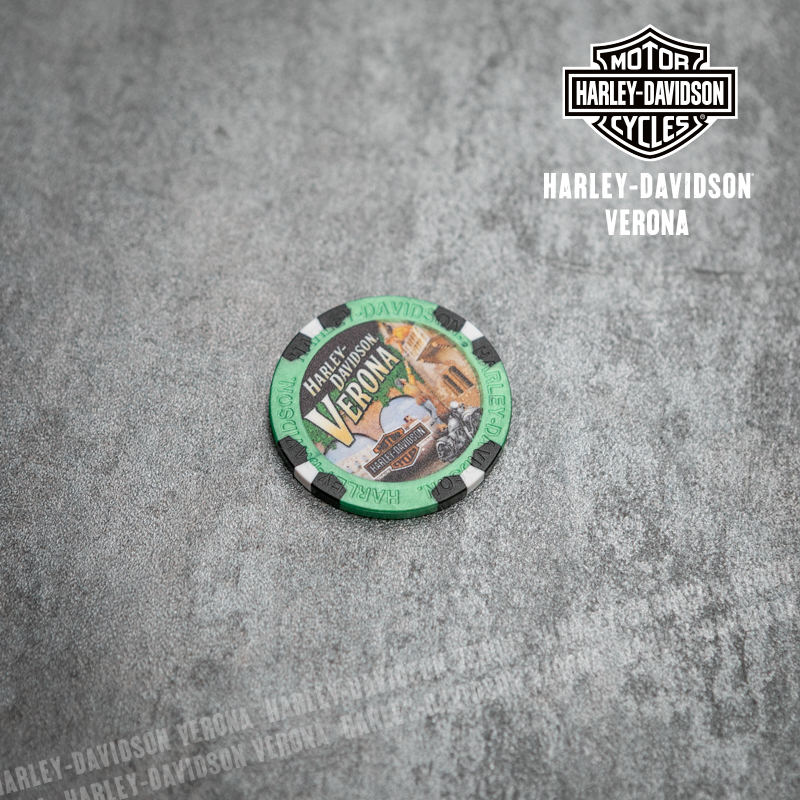 Poker chips Harley-Davidson® Verona Metallic Green