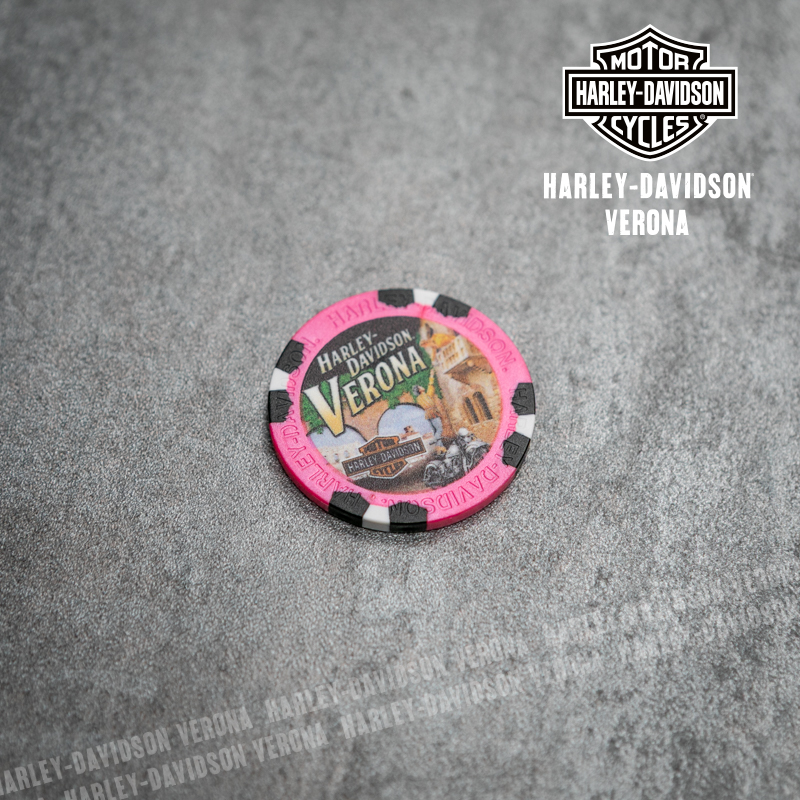 Poker chips Harley-Davidson® Verona Metallic Pink