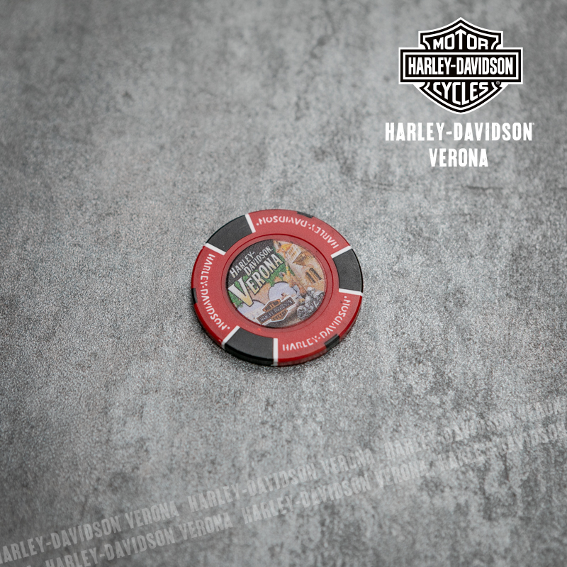 Poker chips Harley-Davidson® Verona Flaming Red