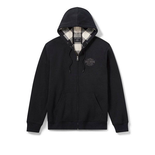 Felpa zippata con cappuccio Harley-Davidson® American Classic - Harley Black