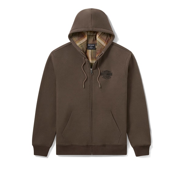 Felpa zippata con cappuccio Harley-Davidson® American Classic - Black Olive