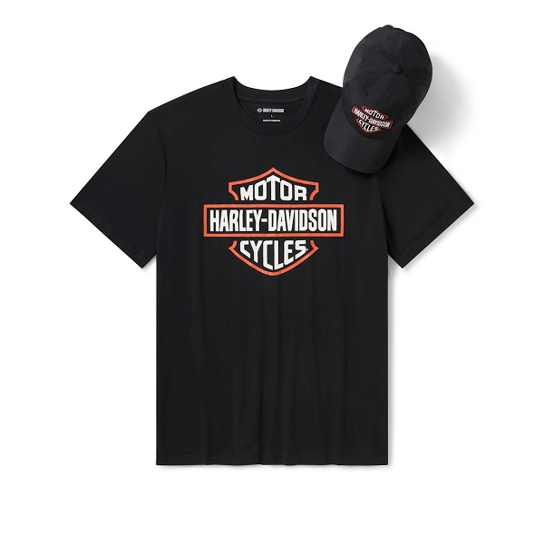 Set t-shirt e cappellino Harley-Davidson® Bar & Shield