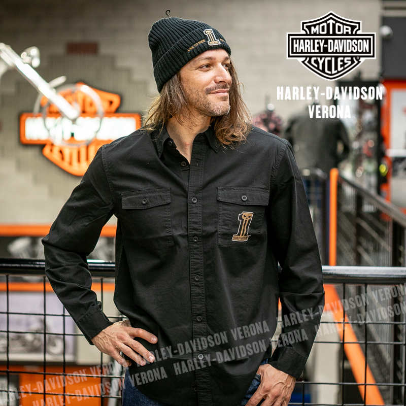 Camicia a maniche lunghe Harley-Davidson® Willie G Dark Custom