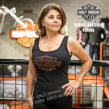 Canotta Harley-Davidson® Bling Bar & Shield Lace
