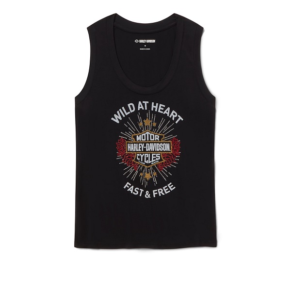 Canotta Harley-Davidson® Bling Iron Rose - Harley Black