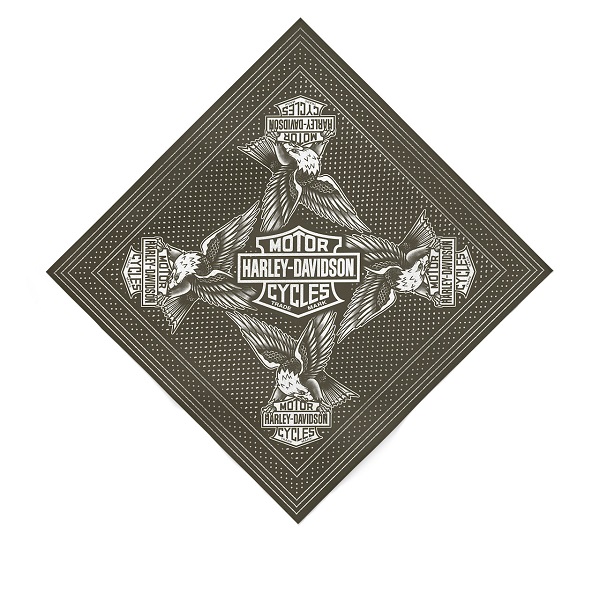 Bandana Harley-Davidson® Patent Bar & Shield - Grape Leaf