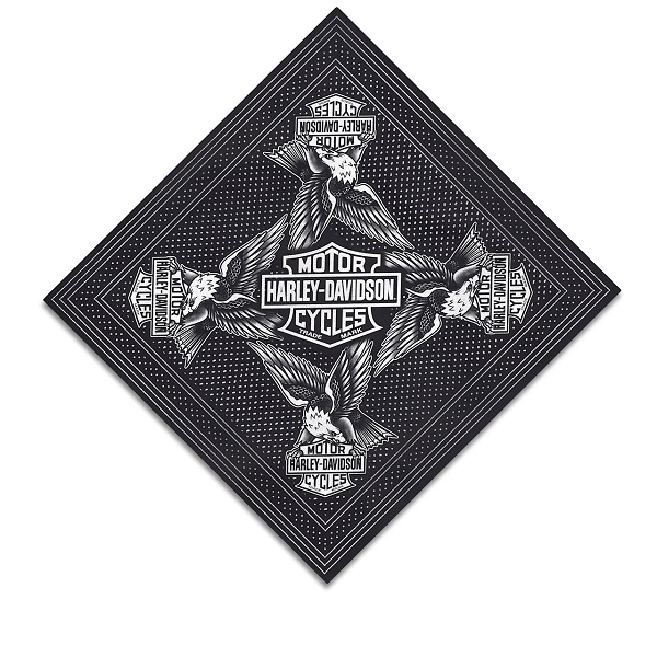 Bandana Harley-Davidson® Patent Bar & Shield – Harley Black