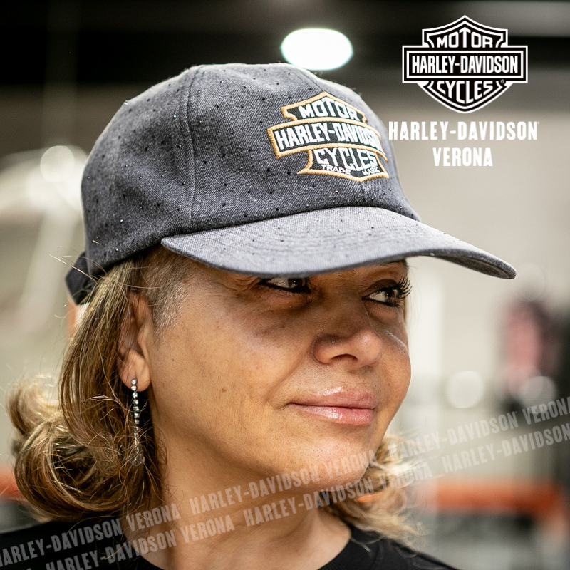 Cappellino Harley-Davidson® regolabile Bling